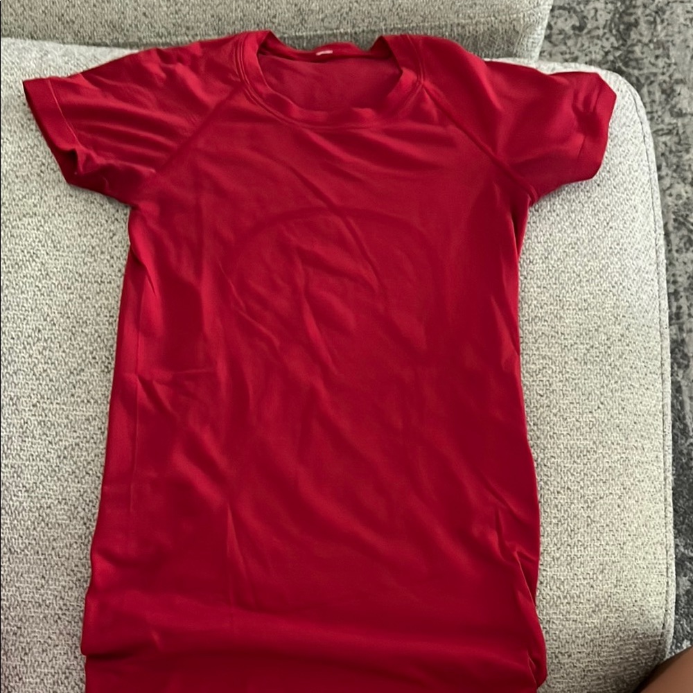 lululemon athletica Red Tank Top